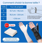 Attelle de poignet pour douleur au canal carpien, arthrite et entorses