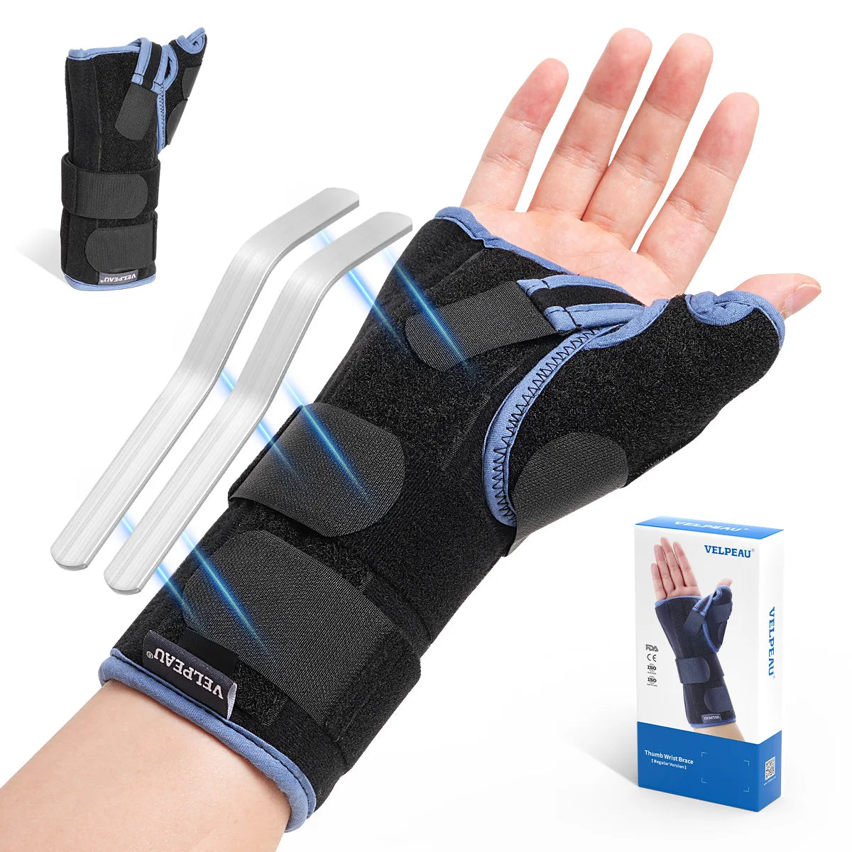 Attelle de poignet avec stabilisateur de pouce