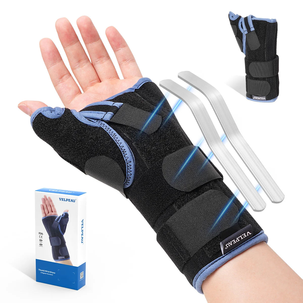 Attelle de poignet avec stabilisateur de pouce
