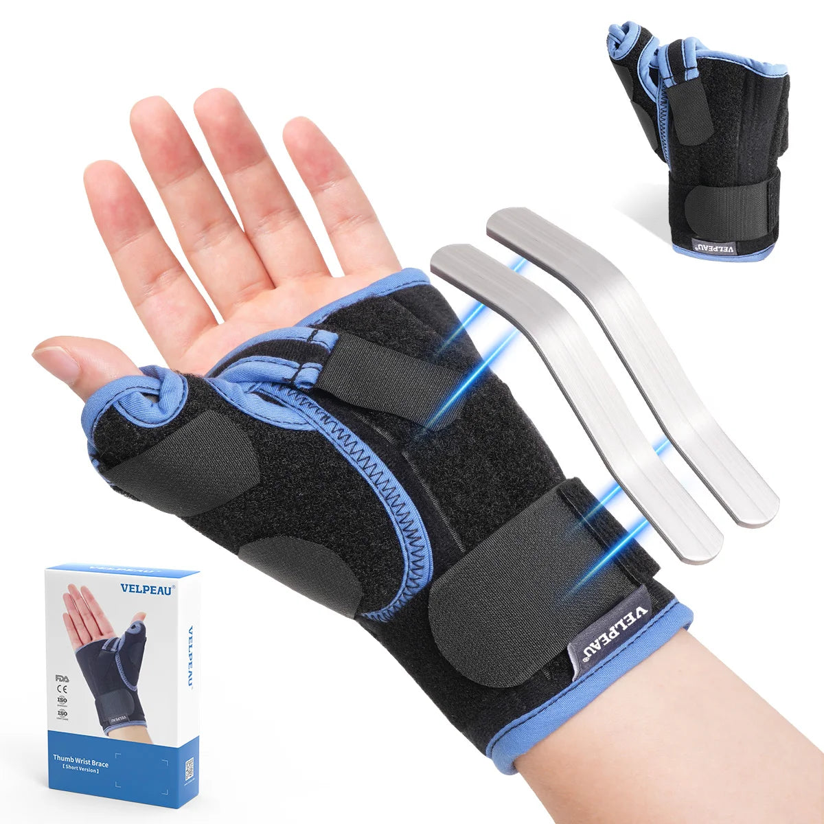 Attelle de poignet avec stabilisateur de pouce