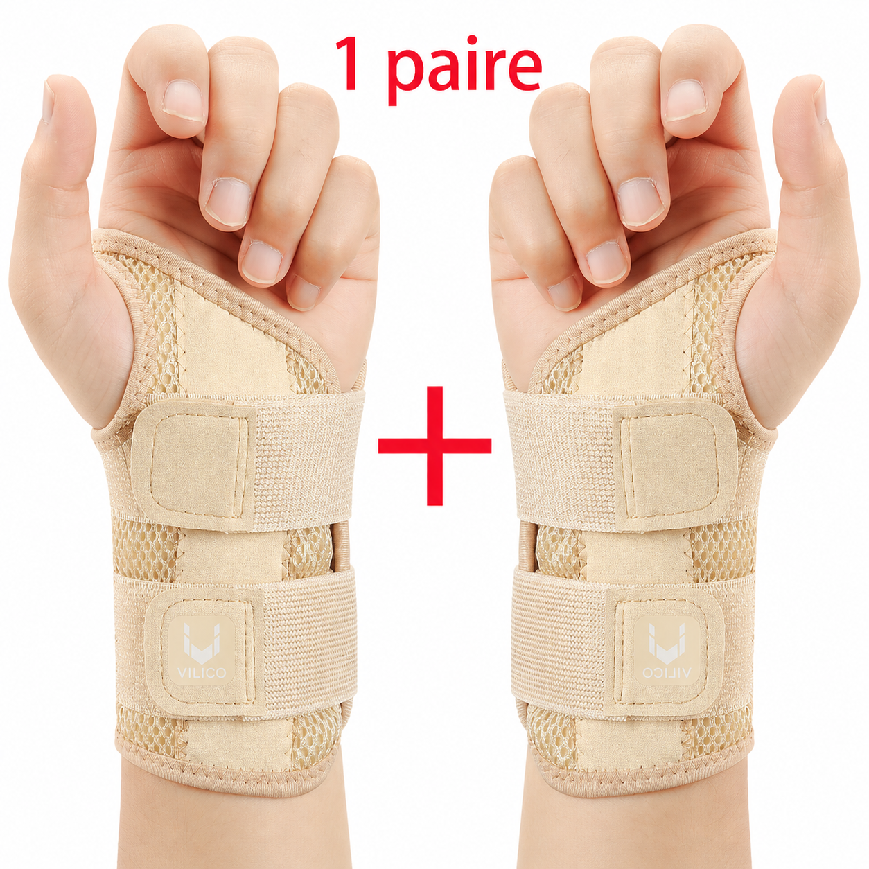 Protège poignet à double sangle réglable