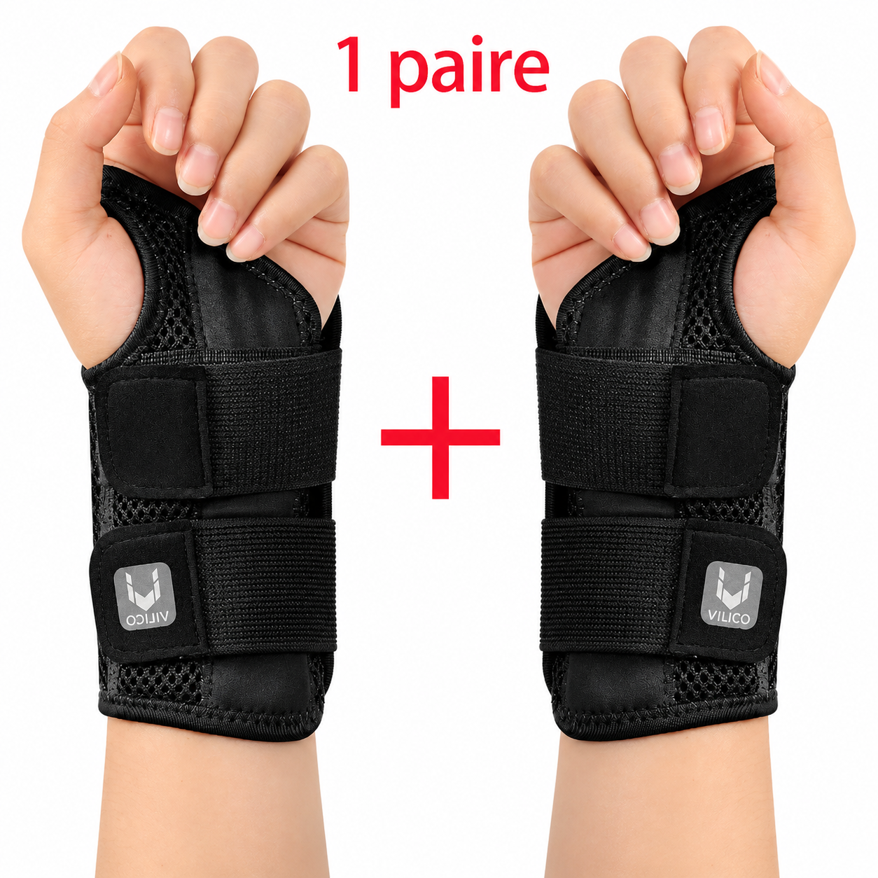 Protège poignet à double sangle réglable