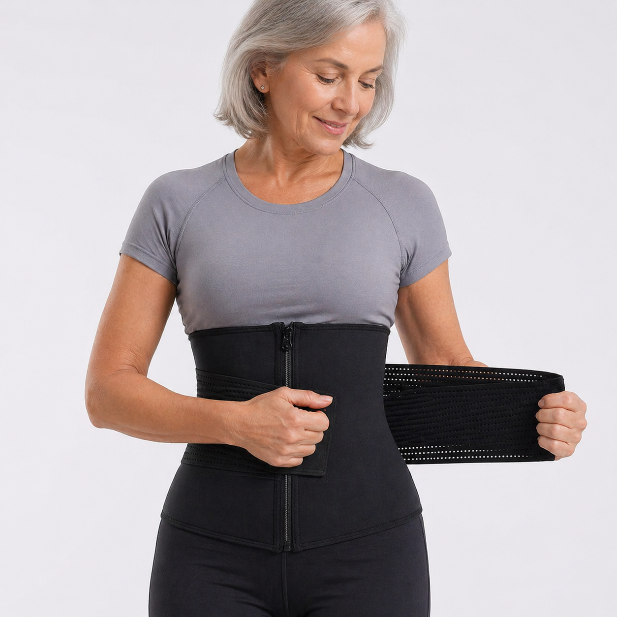 Ceinture Lombaire de Soutien Actif – Hauteur 26 cm avec fermeture zip