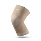 Manchon de Soutien du Genou à Compression Élastique beige