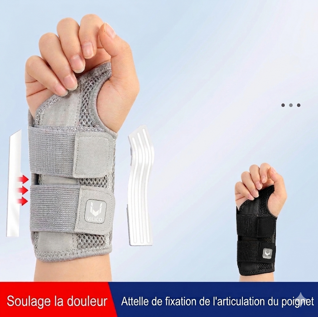 Protège poignet à double sangle réglable