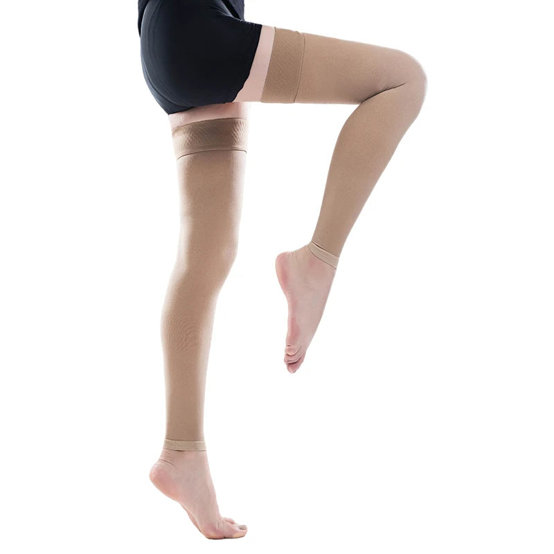 Bas de compression sans pieds, classe 3 (34-46mmHg)